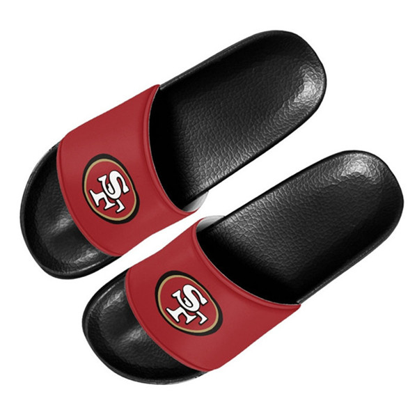 Women's San Francisco 49ers Flip Flops 002
